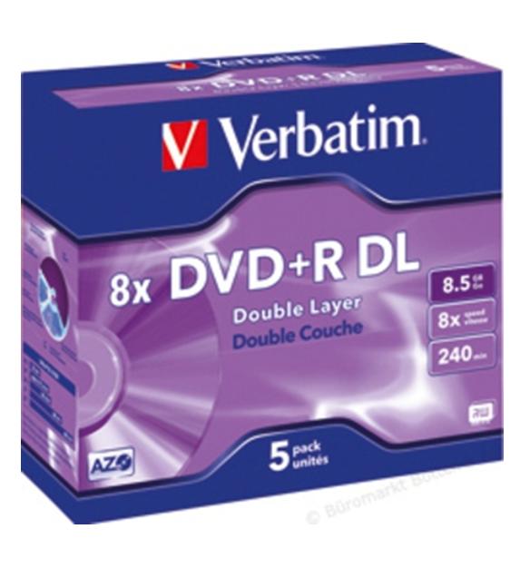 Verbatim DVD R Doble Capa 8x 8 5GB Caja Pack 5 Uds ApplisMart Hub