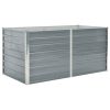 Canteiro de jardim elevado 160x80x77cm aço galvanizado cinzento - Image 2