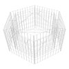 Canteiro elevado/cesto gabião hexagonal 100x90x50 cm - Image 2