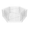 Canteiro elevado/cesto gabião hexagonal 160x140x50 cm - Image 2