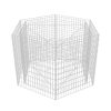 Canteiro elevado/cesto gabião hexagonal 160x140x100 cm - Image 3