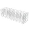 Canteiro elevado/cesto gabião 180x50x50 cm aço galvanizado - Image 3