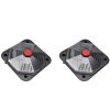 Conjunto de 2 aquecedores solares de piscina 735W