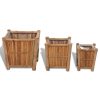 Vasos/floreiras em bambu 3 pcs forro de nylon - Image 2