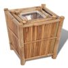 Vasos/floreiras em bambu 3 pcs forro de nylon - Image 3
