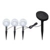 Candeeiros de jardim 6 pcs LED com estacas e painéis solares - Image 3