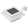 Candeeiro de exterior solar LED 12 pcs branco quadrado 12 cm - Image 2