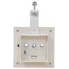 Candeeiro de exterior solar LED 12 pcs branco quadrado 12 cm - Image 11