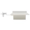 Candeeiro de exterior solar LED 12 pcs branco quadrado 12 cm - Image 4