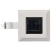 Candeeiro de exterior solar LED 12 pcs branco quadrado 12 cm - Image 5