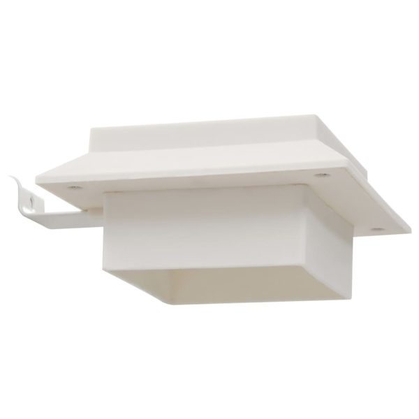 Candeeiro de exterior solar LED 12 pcs branco quadrado 12 cm - Image 10