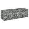Canteiro elevado/cesto gabião 90x30x30 cm aço galvanizado - Image 3