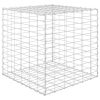 Canteiro elevado/cubo gabião 60x60x60 cm fio de aço - Image 2