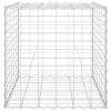 Canteiro elevado/cubo gabião 60x60x60 cm fio de aço - Image 3