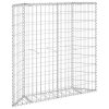 Canteiro elevado/cesto gabião trapézio 100x20x100cm aço galvan. - Image 2