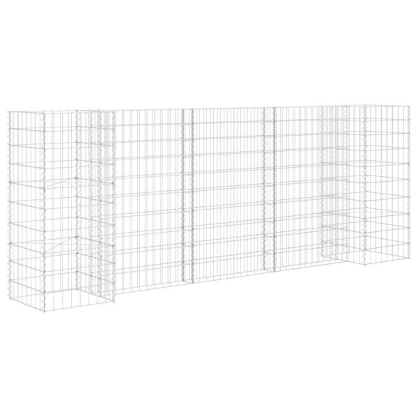 Gabião em forma de H fio de aço 260x40x100 cm - Image 2