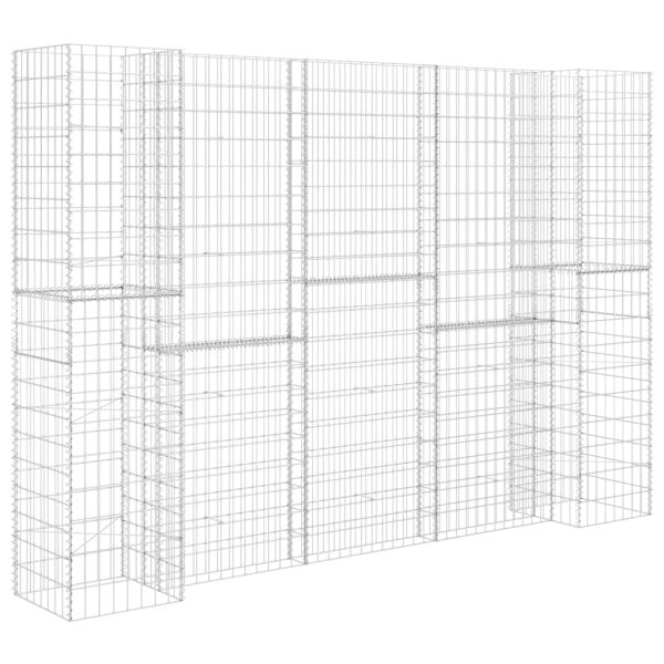 Gabião em forma de H fio de aço 260x40x200 cm - Image 2