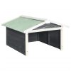 Abrigo p/ cortador de relva 72x87x50 cm abeto cinzento e branco - Image 2