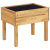 Vaso de jardim elevado 50x40x45 cm madeira acácia maciça - Image 2