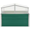 Estufa 100x100x77 cm aço galvanizado verde - Image 3