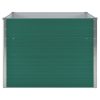 Canteiro jardim elevado 100x100x77cm aço galvanizado verde - Image 3