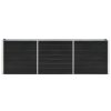Canteiro elevado jardim aço galvanizado 240x40x77 cm antracite - Image 2
