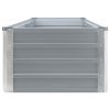 Canteiro elevado jardim aço galvanizado 320x40x45 cm cinzento - Image 4