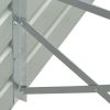 Canteiro elevado jardim aço galvanizado 320x40x45 cm cinzento - Image 5