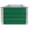 Canteiro elevado de jardim aço galvanizado 320x40x45cm verde - Image 4