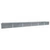 Canteiro elevado jardim aço galvanizado 600x80x45 cm cinzento - Image 2