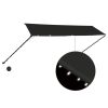 Toldo retrátil com LED 350x150 cm antracite - Image 2