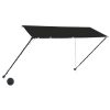 Toldo retrátil com LED 350x150 cm antracite - Image 3