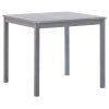 5 pcs conjunto de jantar jardim madeira acácia maciça cinzento - Image 2