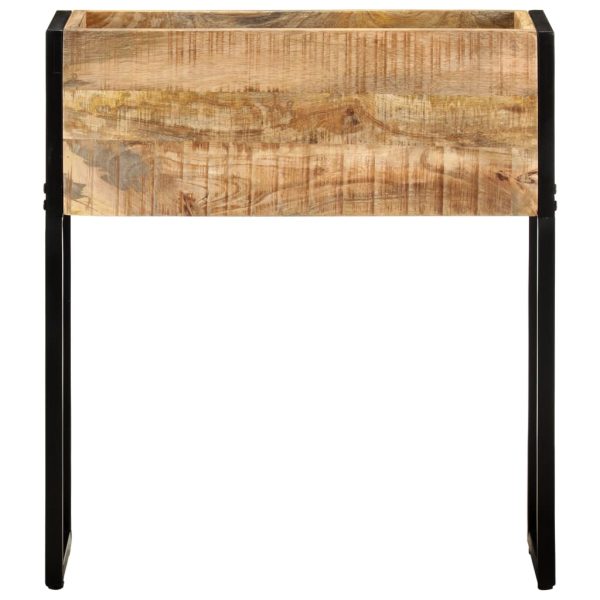 Vaso/floreira 60x20x68 cm madeira de mangueira áspera - Image 2