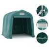 Tenda de garagem em PVC 1,6x2,4 m verde - Image 5