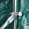 Tenda de garagem em PVC 1,6x2,4 m verde - Image 6
