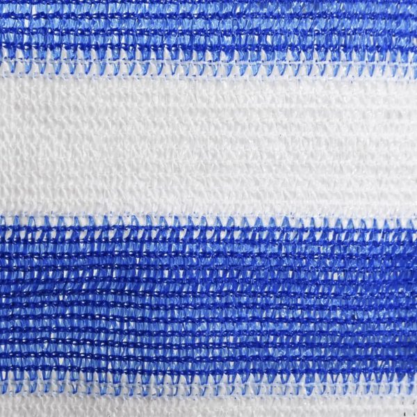 Tela de varanda 90x400 cm PEAD azul e branco - Image 3
