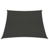 Para-sol estilo vela 160 g/m² 3/4x3 m PEAD antracite