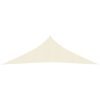 Para-sol estilo vela 160 g/m² 2,5x2,5x3,5 m PEAD cor creme - Image 2