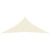 Para-sol estilo vela 160 g/m² 4,5x4,5x4,5 m PEAD cor creme - Image 2