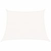 Para-sol estilo vela 160 g/m² 4/5x3 m PEAD branco