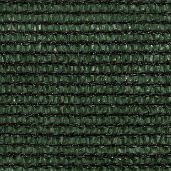 Para-sol estilo vela 160 g/m² 2x4,5 m PEAD verde-escuro - Image 3