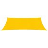 Para-sol estilo vela 160 g/m² 2x4 m PEAD amarelo - Image 2