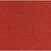 Para-sol estilo vela 160 g/m² 2x4,5 m PEAD vermelho - Image 3