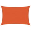 Para-sol estilo vela 160 g/m² 2,5x4 m PEAD laranja