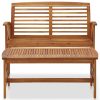 2 pcs conjunto lounge de jardim madeira de acácia maciça - Image 3