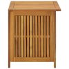 Caixa arrumação para jardim 60x50x58cm madeira de acácia maciça - Image 3