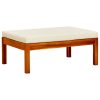 Apoios de pés para jardim 2 pcs madeira de acácia maciça - Image 2