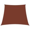 Para-sol estilo vela tecido oxford trapézio 2/4x3 m terracota