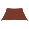 Para-sol estilo vela tecido oxford trapézio 3/5x4 m terracota - Image 2